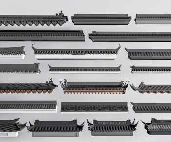 New Chinese Style Building Component-ID:344778067