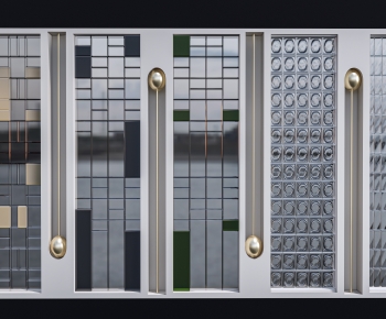 Modern Glass Screen Partition-ID:301229001