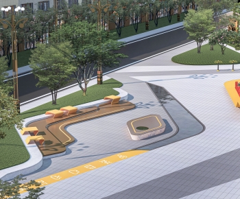 Modern Park Landscape-ID:155195006