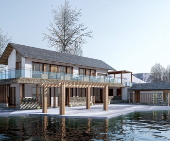 New Chinese Style Appearance Of Commercial Building-ID:967389119