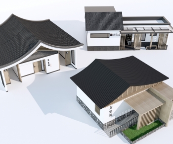 New Chinese Style Public Building-ID:999867925