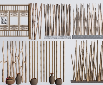 New Chinese Style Wooden Screen Partition-ID:415775065