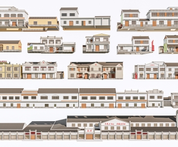 New Chinese Style Residential Building-ID:609196903