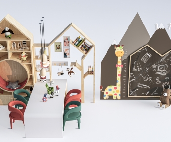 Modern Children's Table/chair-ID:627402074