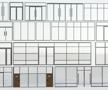 Modern Glass Screen Partition-ID:325820472