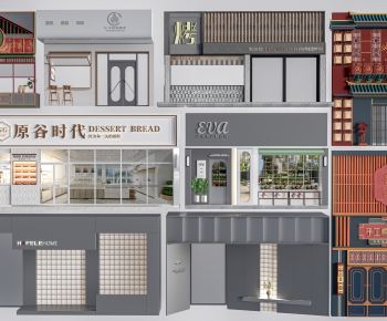 Modern Facade Element-ID:739041096