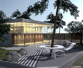 Modern Courtyard/landscape-ID:716511962