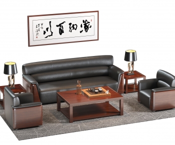 New Chinese Style Sofa Combination-ID:131531959
