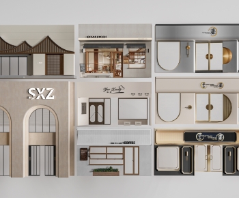 Modern Facade Element-ID:285999061