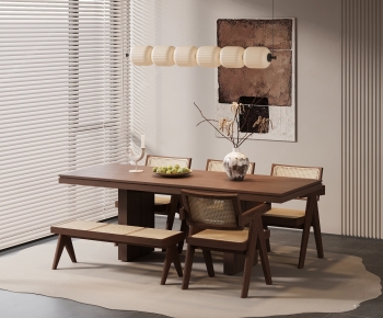 Modern Dining Table And Chairs-ID:153150687