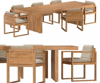 Modern Dining Table And Chairs-ID:792773017