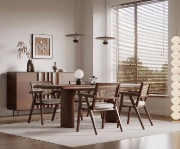 Modern Dining Table And Chairs-ID:216454034