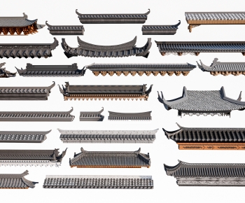 Chinese Style Building Component-ID:447541958