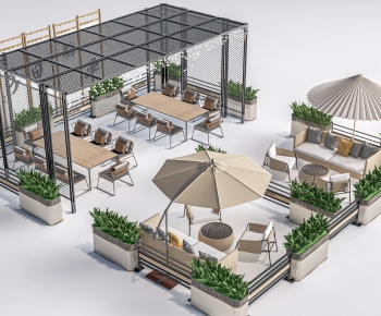 Modern Outdoor Tables And Chairs-ID:752177004