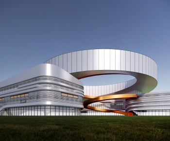 Modern Architecture Of Artistic Style-ID:926819095