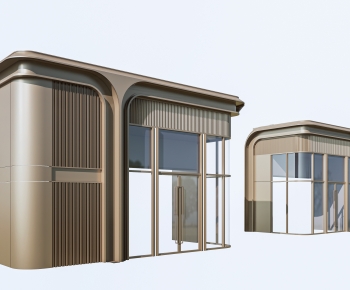 Modern Facade Element-ID:879319911