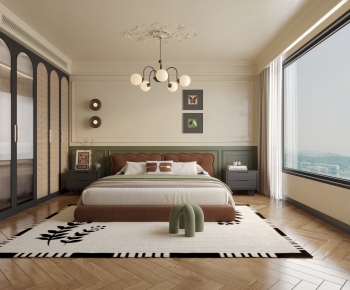 French Style Bedroom-ID:216110942