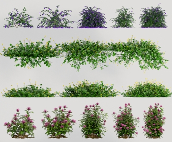 Modern Flowers And Grass-ID:731811055