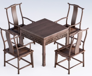 Chinese Style Tea Tables And Chairs-ID:979378947