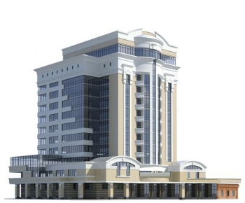 European Style Appearance Of Commercial Building-ID:796736968