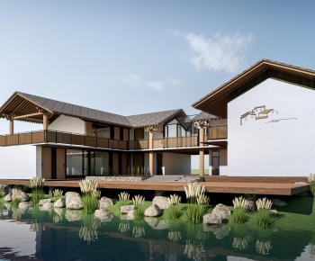 New Chinese Style Appearance Of Commercial Building-ID:157144076