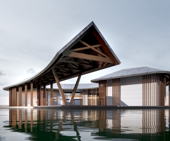 New Chinese Style Public Building-ID:476434958