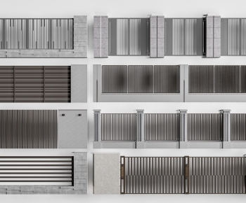 Modern Fence-ID:134804011