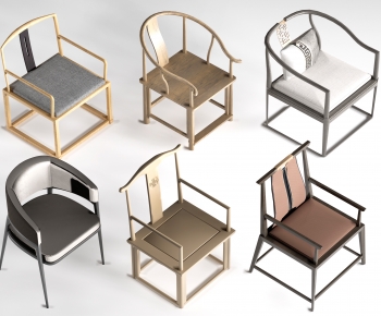 New Chinese Style Lounge Chair-ID:429449082