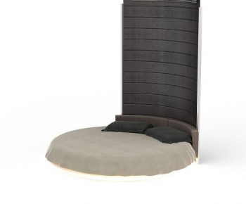 Modern Round Bed-ID:720277074