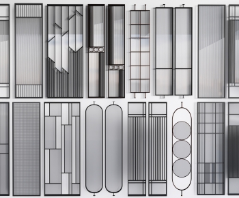 Modern Glass Screen Partition-ID:359699788