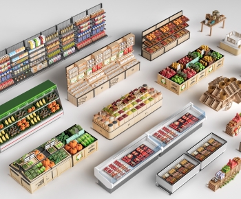 Modern Supermarket Shelf-ID:888351927