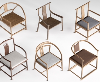New Chinese Style Lounge Chair-ID:224788904
