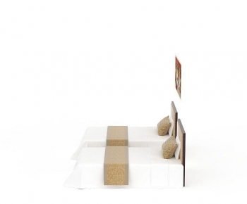 Modern Single Bed-ID:748394012