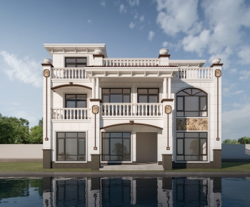 New Chinese Style Detached Villa-ID:837009038