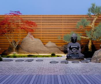 Japanese Style Courtyard/landscape-ID:155534989