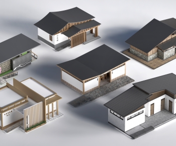 New Chinese Style Public Building-ID:872924093