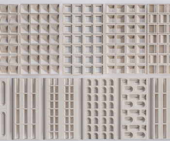 Modern Cement Brick Screen Partition-ID:277389057