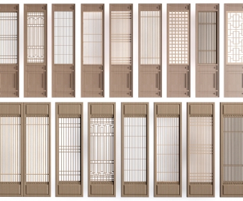 New Chinese Style Wooden Screen Partition-ID:877182962
