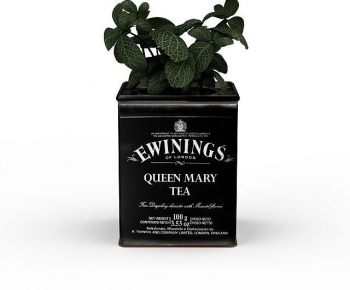 Modern Potted Green Plant-ID:215037117