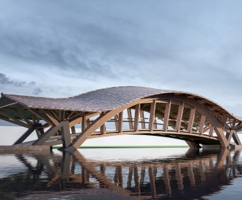 New Chinese Style Bridge-ID:133909944