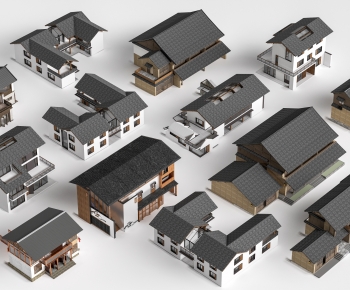 New Chinese Style Appearance Of Commercial Building-ID:394804952