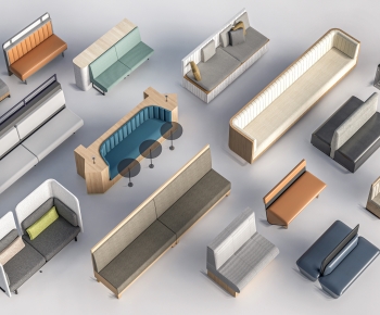 Modern Card Seat Sofa-ID:323663951
