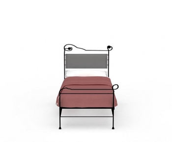 Modern Single Bed-ID:701914078