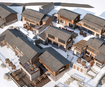 New Chinese Style Appearance Of Commercial Building-ID:146544934