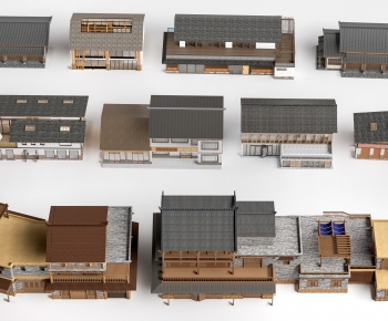 New Chinese Style Appearance Of Commercial Building-ID:328910495