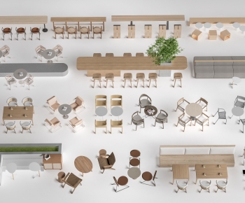 Modern Dining Table And Chairs-ID:328984026
