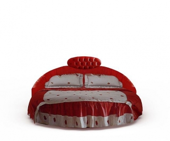 Modern Round Bed-ID:401279935