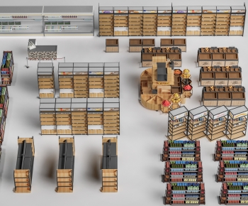 Modern Supermarket Shelf-ID:415875914