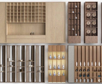 New Chinese Style Decorative Cabinet-ID:888947961