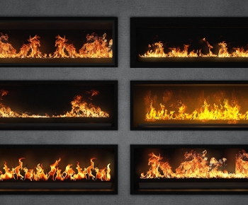 Modern Fireplace-ID:617814067